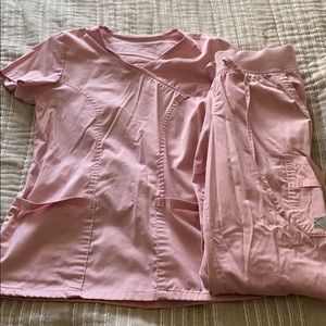 Uniform Advantage Pink Butter-Soft Scrub Set